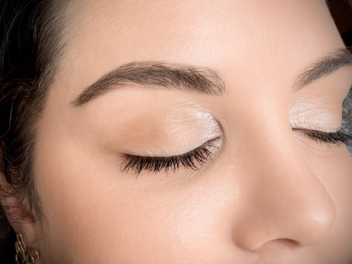 Antes de micropigmentación Powder Brows en Éclat by Verónica Díaz