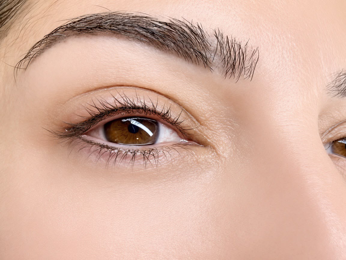 Después de micropigmentación eyeliner en Éclat by Verónica Díaz